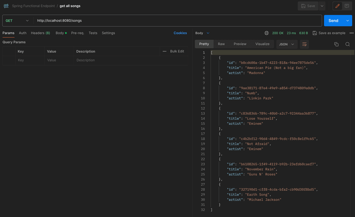 Spring Webflux Functional Endpoints