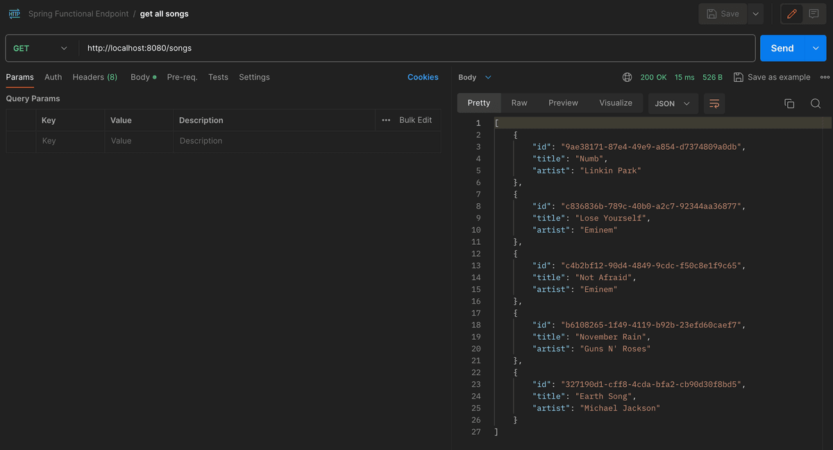 Spring Webflux Functional Endpoints